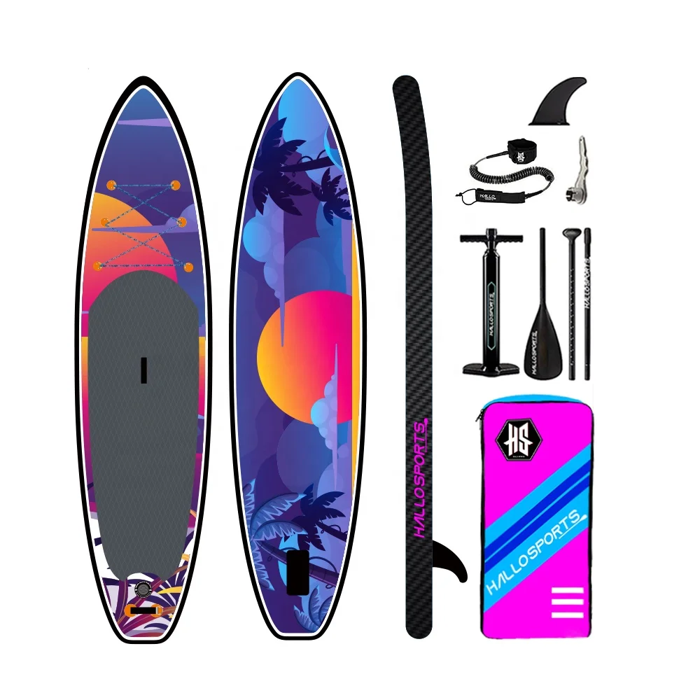 Hallosports HST06 OEM ODM new design sup board inflatable stand up paddle board surfboard tabla padel surf water sp