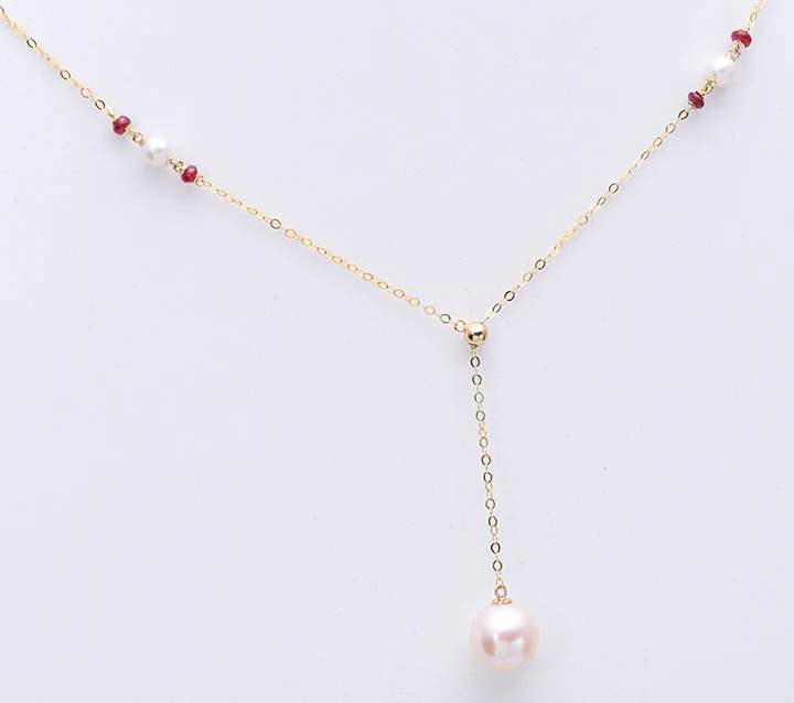 fashion pearl necklace jewelry18k gold jewelryfreshwater pearl necklace