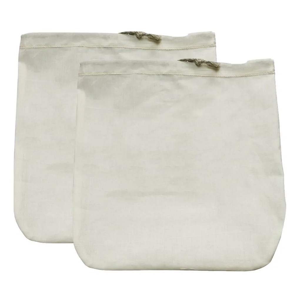  Spice Drawstring Cotton Flour Bags For Storage Grains Nuts