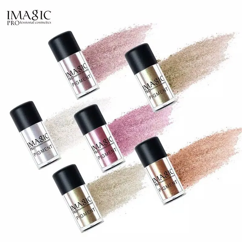 IMAGIC 9 Colors Eyeshadow Powder Long Lasting Bright Waterproof Glitter Eye Shadow Pigment Eyeshadows Makeup