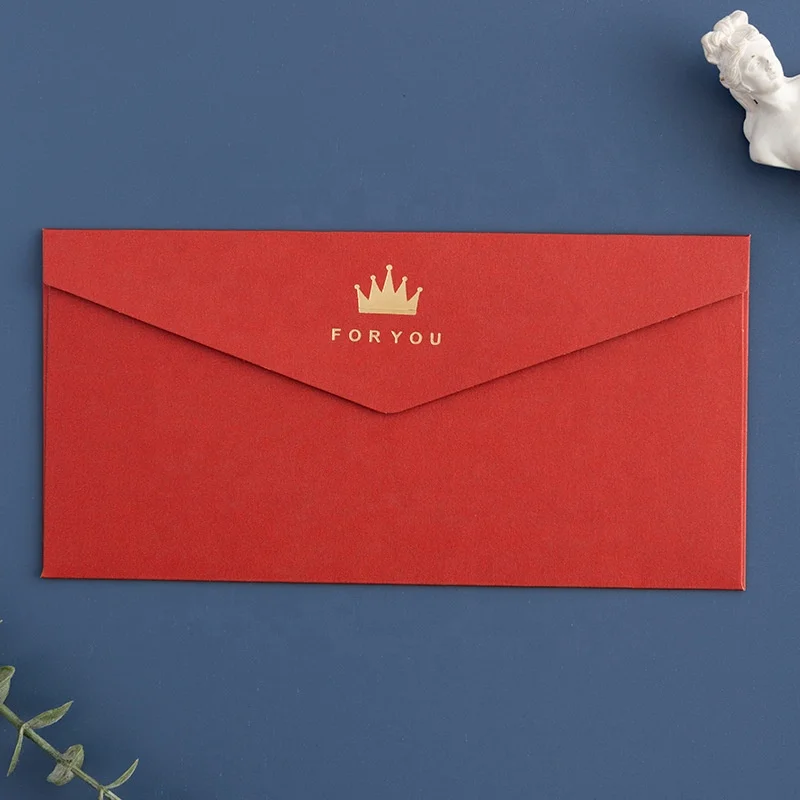 Customized 11x22cm 15.5x15.5cm wedding party invitation thank you gift card pearl paper envelope