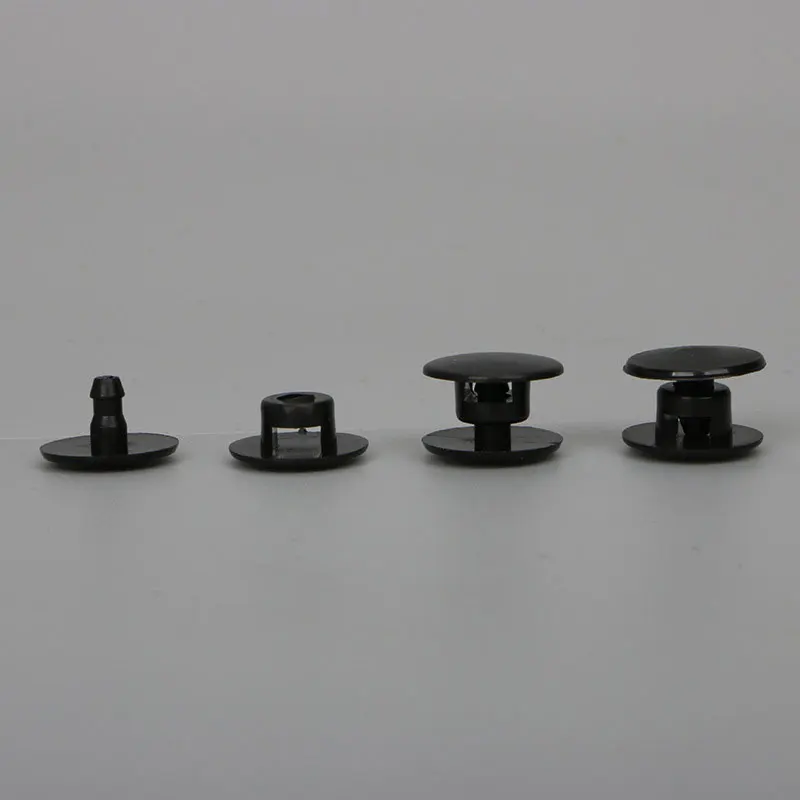 High quality two-part plastic press snap fastener rivet clip slipper sandal snap button for shoes