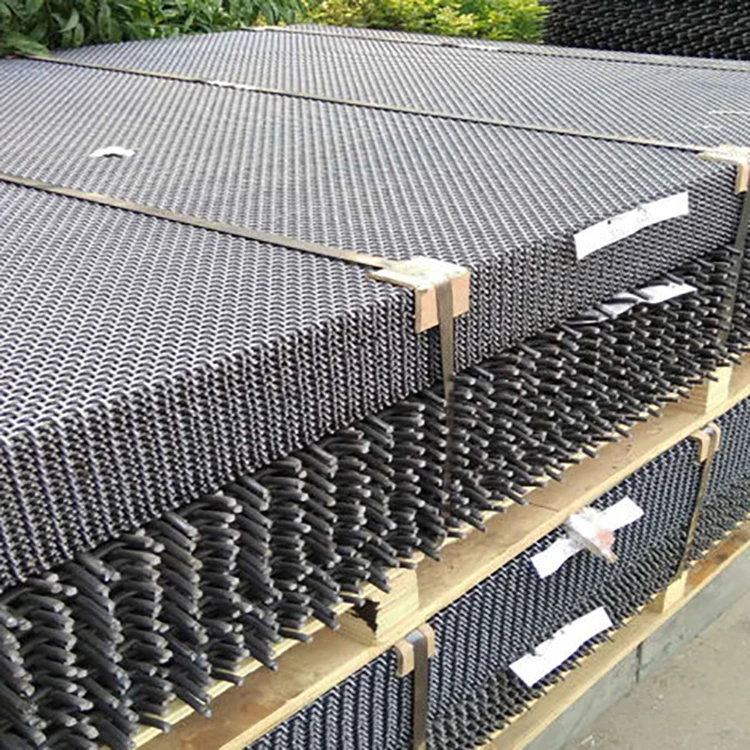 65MN Stainless steel Replacement crimped wire mesh sand gravel crusher hooked vibrating sieve screen for Mining and