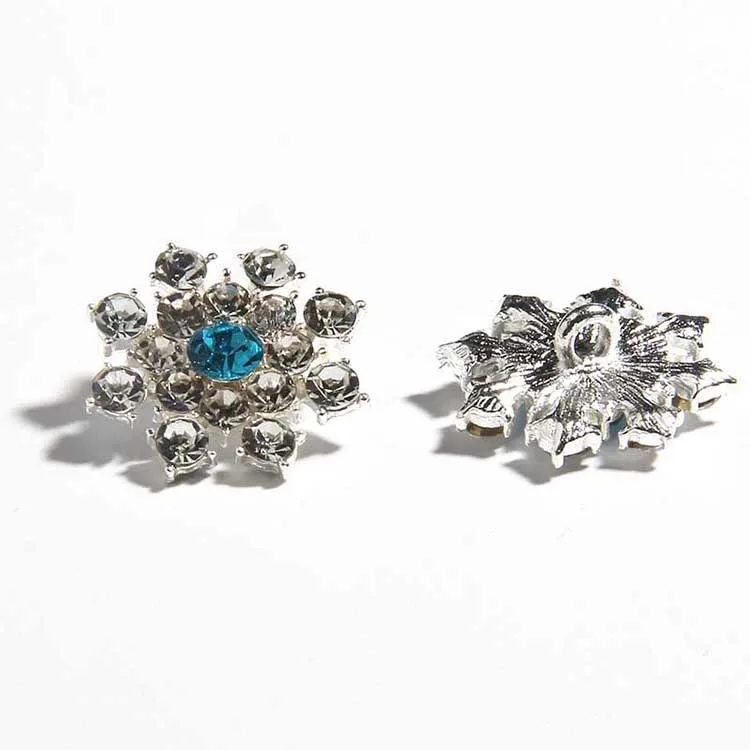 Satin Drawstring Bag with sparkling crystals