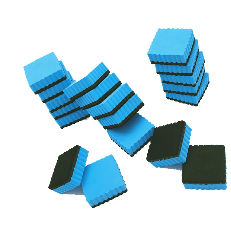 
Custom made office EVA foam colored dry magnetic pen whiteboard eraser 