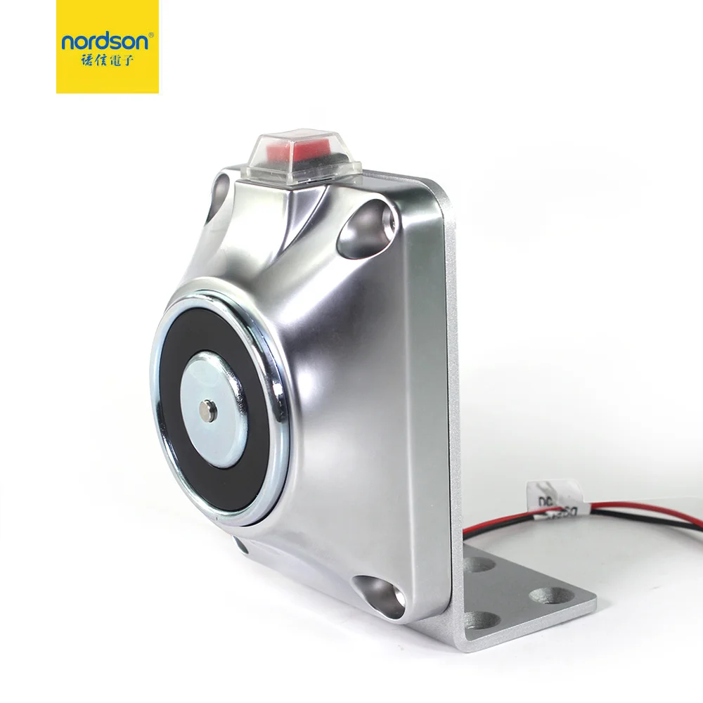 Good quality zinc magnet door holder with manual door release button for public security