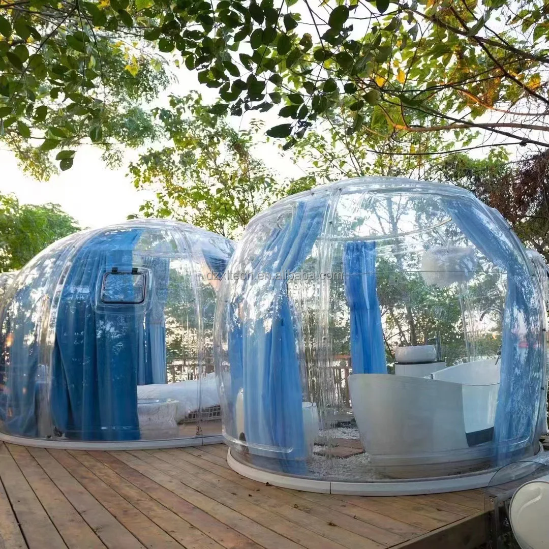 Modern Insulated Aluminum PC Dome Bubble Houses Stylish Durable for Year-Round Comfort in Outdoor Hotel Villa Park Applications