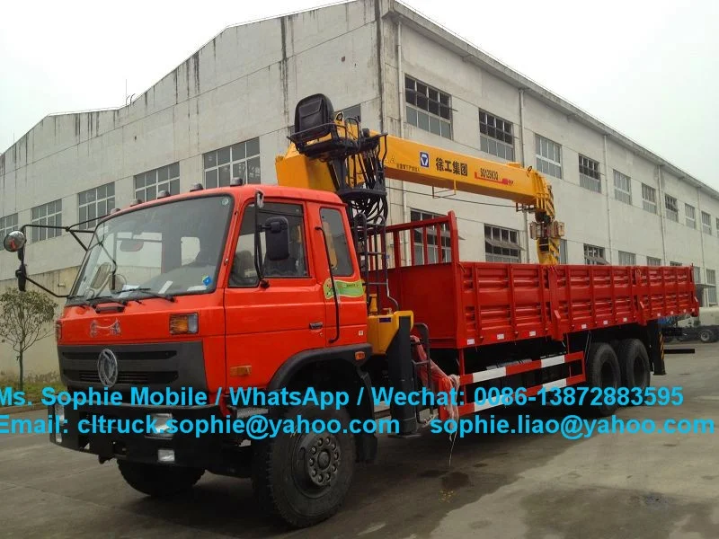 Китайский грузовик Dongfeng 4x2 с захватом кирпича