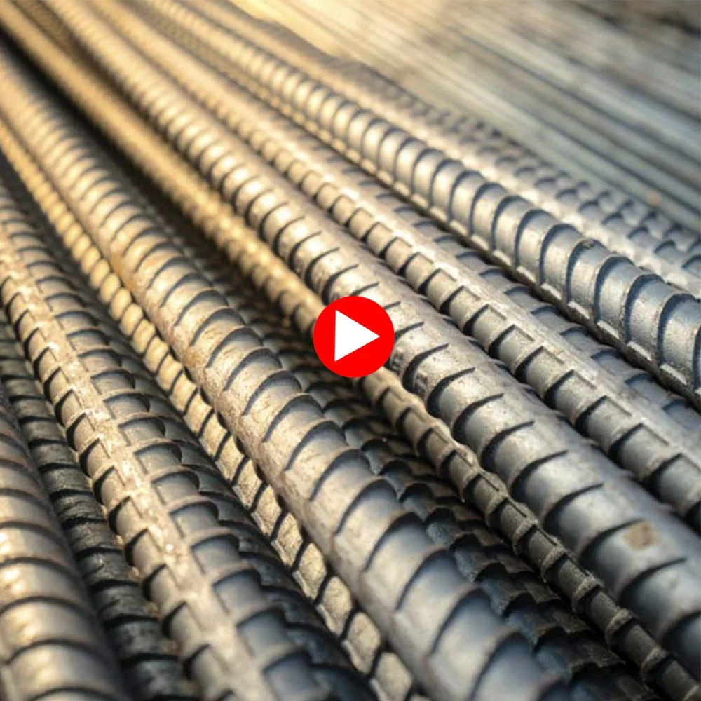 Высокопрочный 6 мм 8 мм 10 мм 12 мм 16 мм 20 мм горячекатаный деформированный стальной стержень арматурный Стальной железный стержень