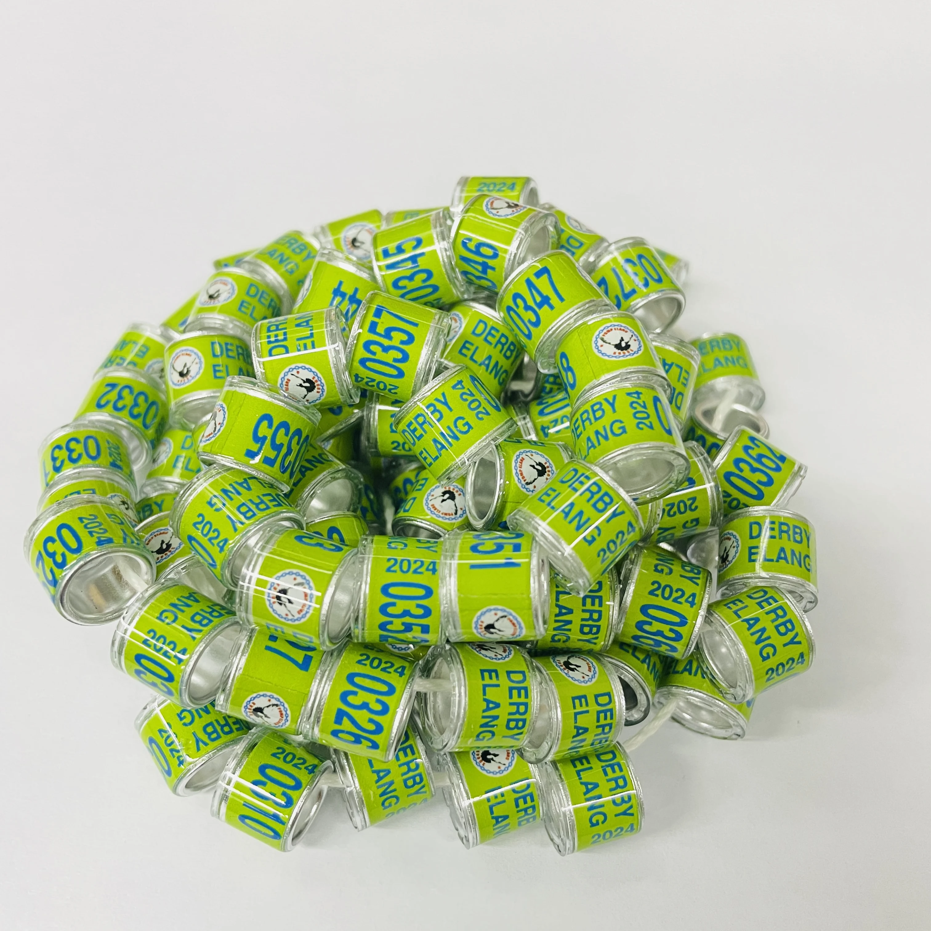 GESHIFENG Pigeon Foot Ring 2024 Pigeon Leg Bands Homing Pigeon Rings Plastic Ring//