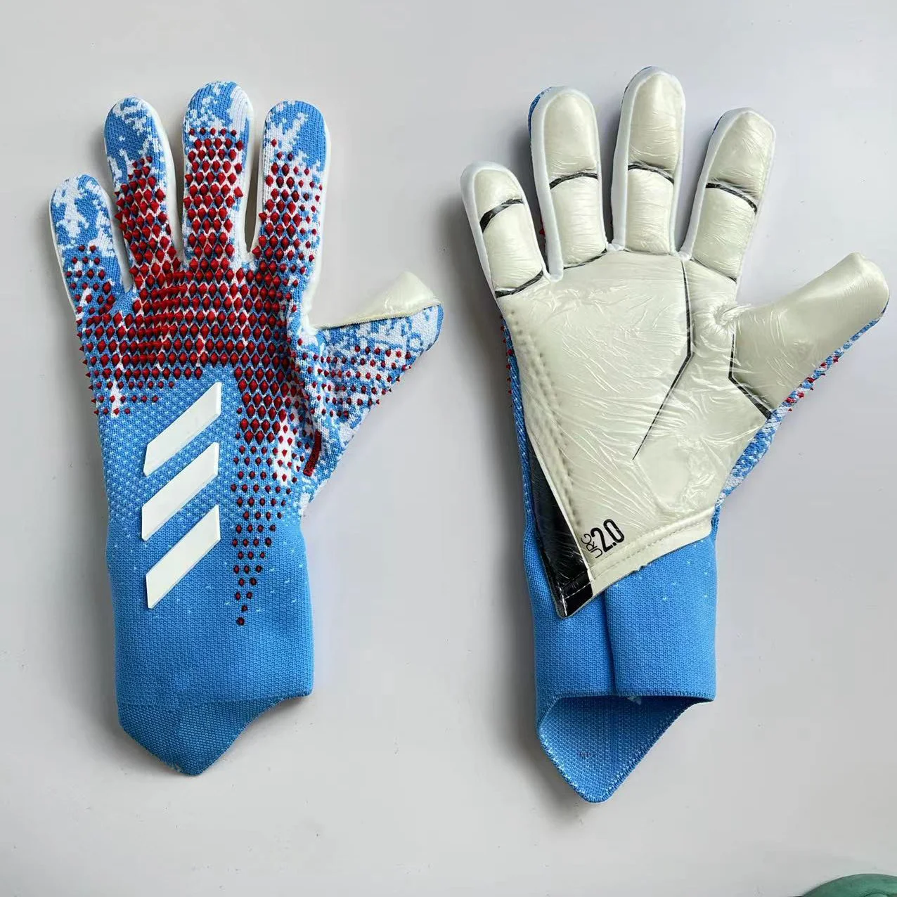 GLBZ009 Wholesale Football Gloves Professional Latex Training Goalkeeper Gloves Kids Adult Universal Goalkeeper Gloves