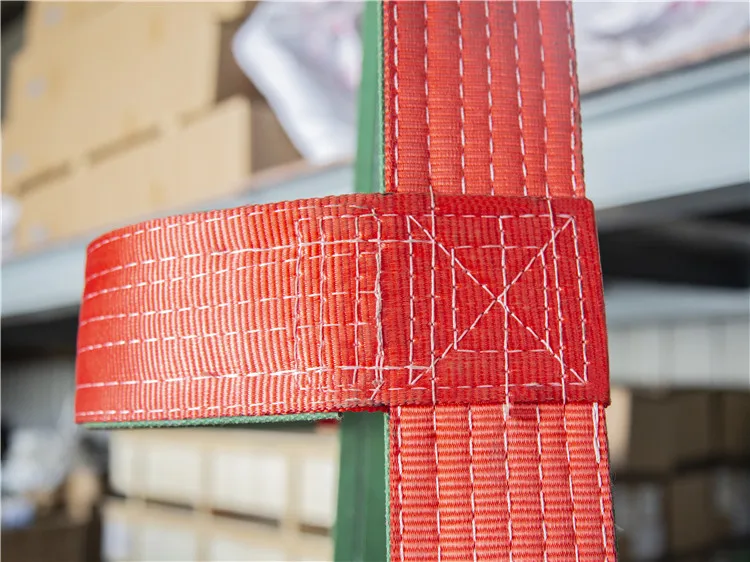 High quality polyester webbing glass belt for glass loading /  unloading