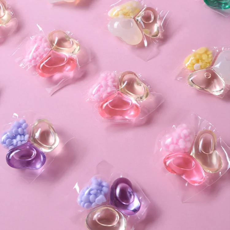 New Design Pva Water Soluble Film Liquid Laundry Detergent Capsule Pods 3 In 1 Washing Detergent Laundry Pods