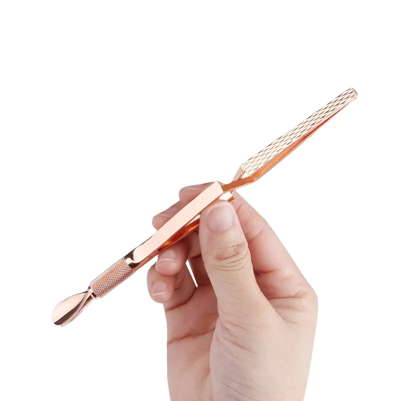 ST Future Multi-Functions Stainless Steel Nail Shaping Tweezers Clip Remover Pushing Nail Cuticle Manicure Tool