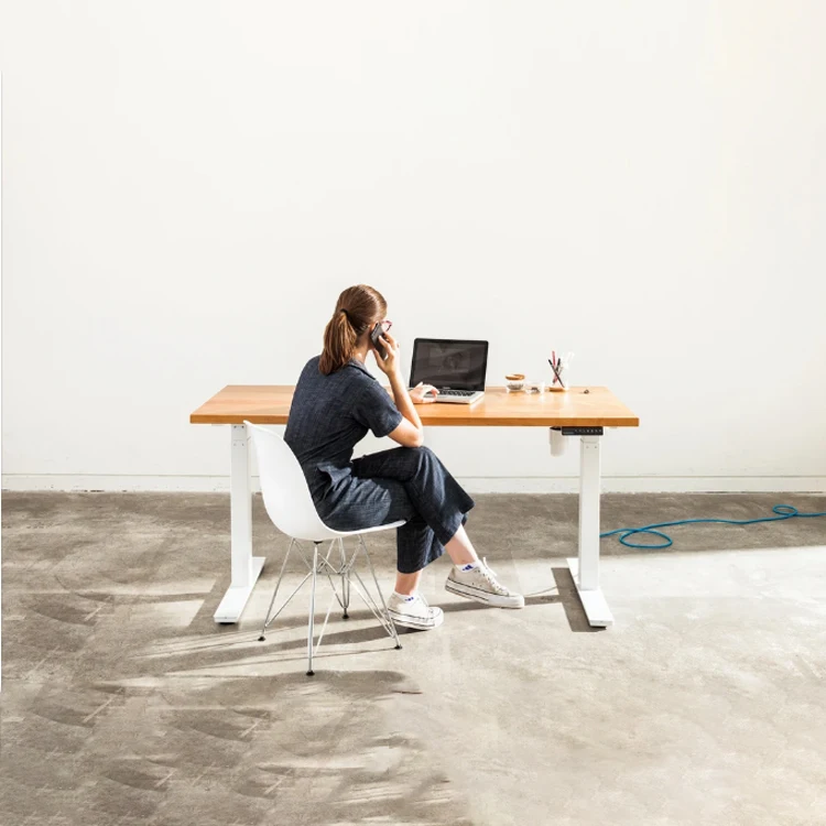 Office Computer Table Adjustable Height Riser Automatic Sit Stand Desk