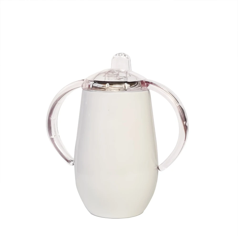 Customized 300ml double wall bpa free sippy kids tumbler wholesale stainless steel reusable portable vacuum drink sippy cups