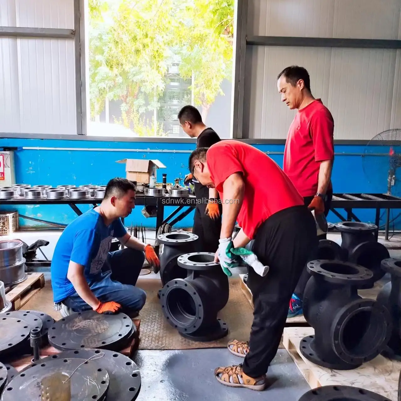 cast iron flanged motorized flow control valve body equal proportional regulate linear actuator balance valve PN16