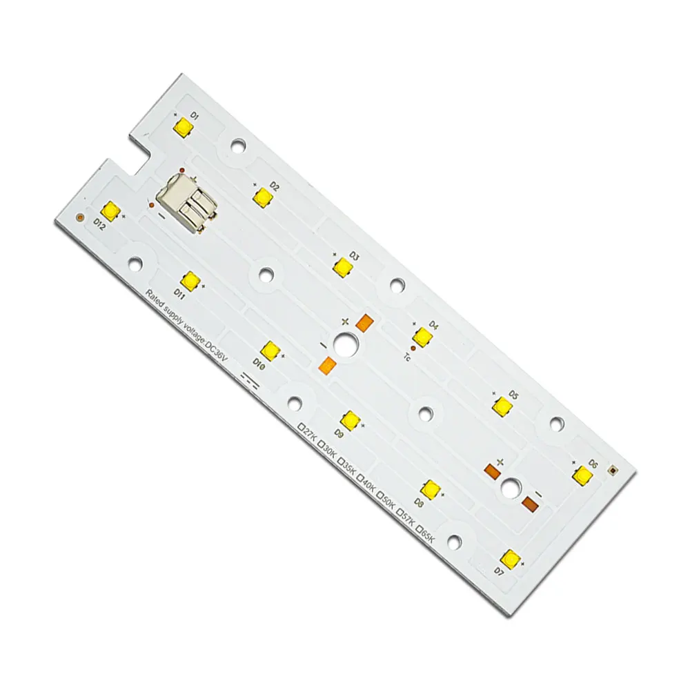 HOT SALE ZHAGA Street Light Module with Lens Optical Accessories 2x6 36W SMD3535 12LEDS City Lighting Module PCBA