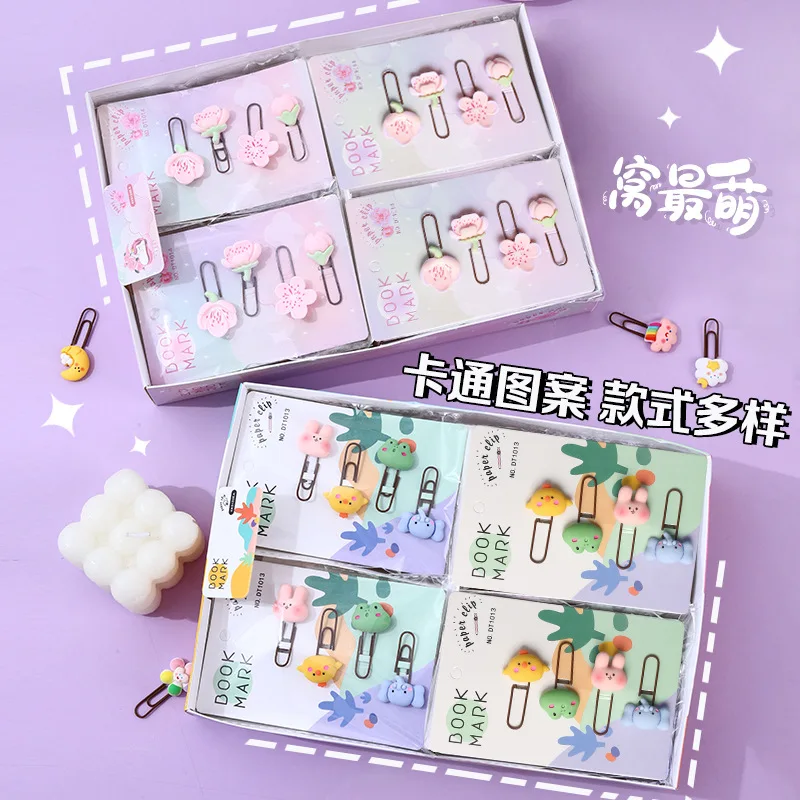 Cartoon Paper Clip Student Metal Paperclip Diy Decoration Shaped Paper Clip