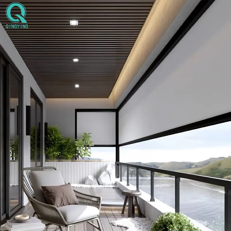 QINGYING наружные настенные балконные противомоскитные жалюзи