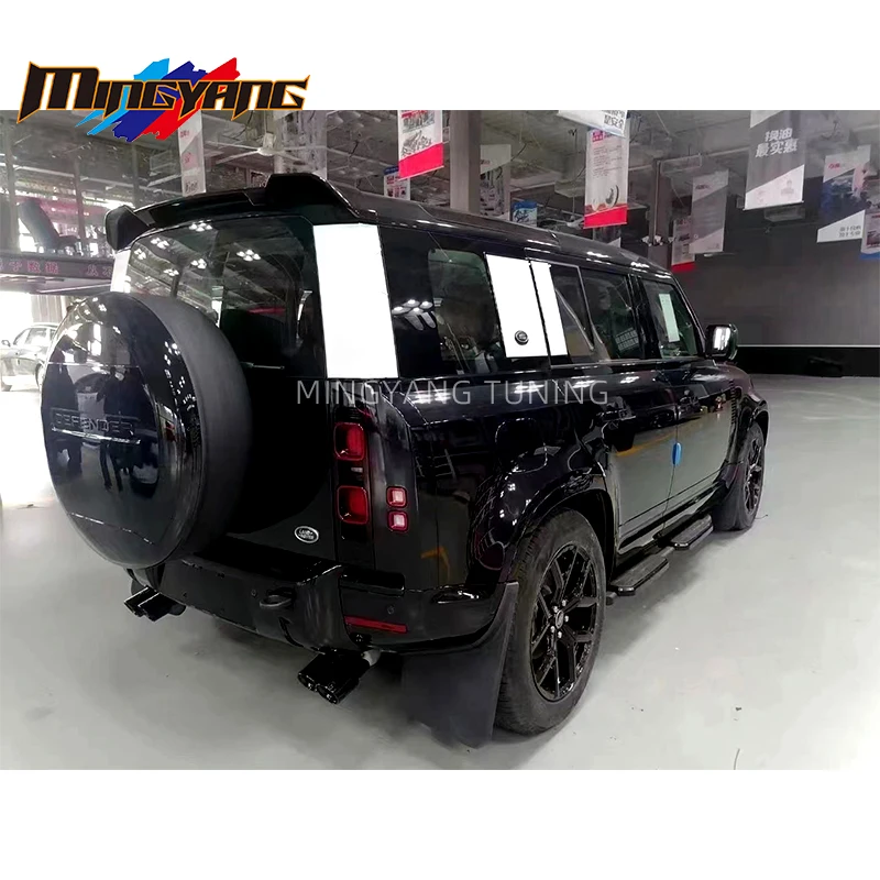 New arrival bodykit car bumpers side skirt for Land Rover Defender 110 P400 Bodykit