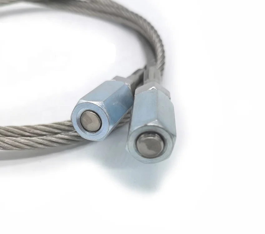 Factory Price steel wire rope joint screw security thread screw buckle steel cable wire