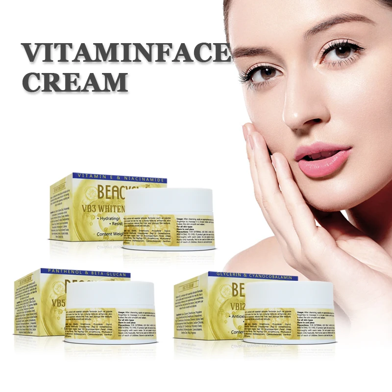 Vitamin B3 VB3 PP Face Cream Niacin Niacinamide  Nicotinamide Facial Moisturizing Lotion Brighten Whitening Nicotinic Acid Cream
