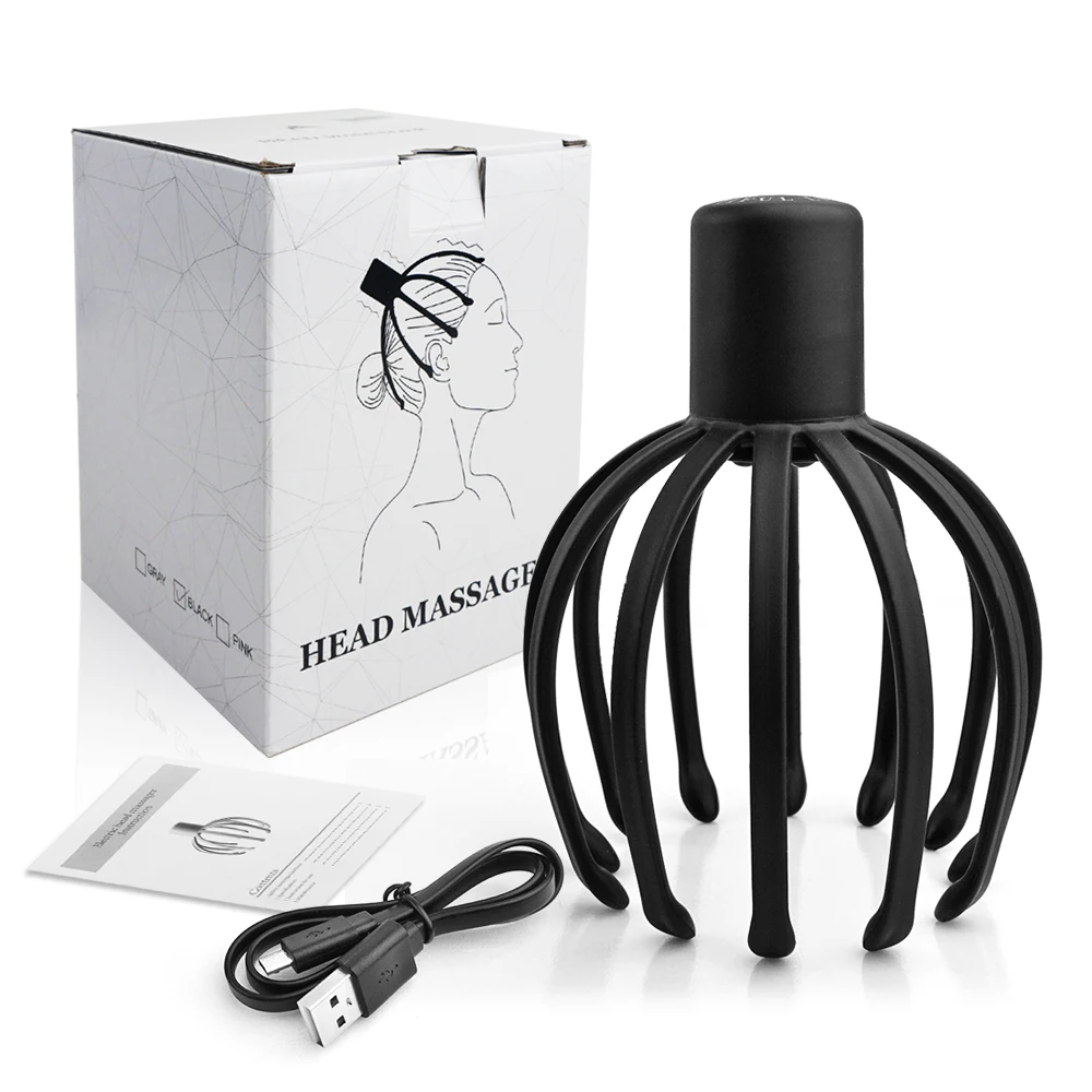 3 режима вибрации головы осьминога массажер