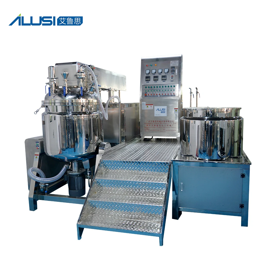 Equipment Mixer For Creams Emulsifier Machine Homogenizing Vacuum Maker Homogeneous Cream Cosmetic Manufacturing Production Line