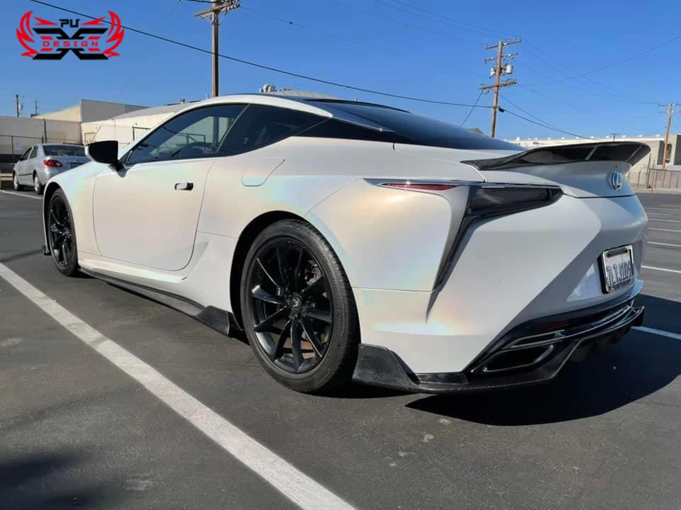 For Lexus LC500 LC500H Carbon Fiber ART Style Side Skirts Side Splitter   Bodykit