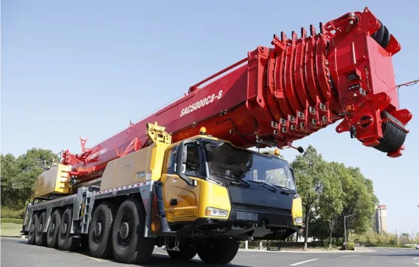 SAC600T6-8 вездеходные краны маленький строительный кран грузоподъемностью 60 тонн
