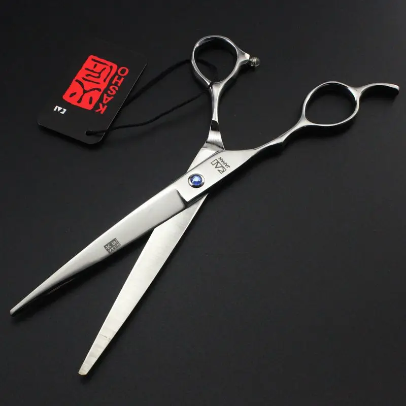 Top quality new arrival 7.0 inch 9CR 62HRC left hand professional barber hair cutting scissors