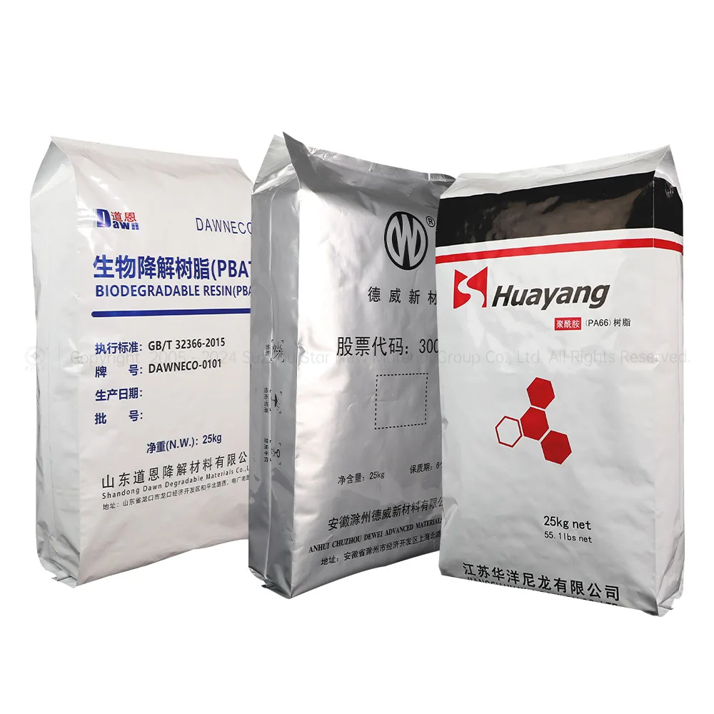 Waterproof Aluminum Foil Laminated Bags With Air Release Hole Size Foil Bags for 25KG Parcels