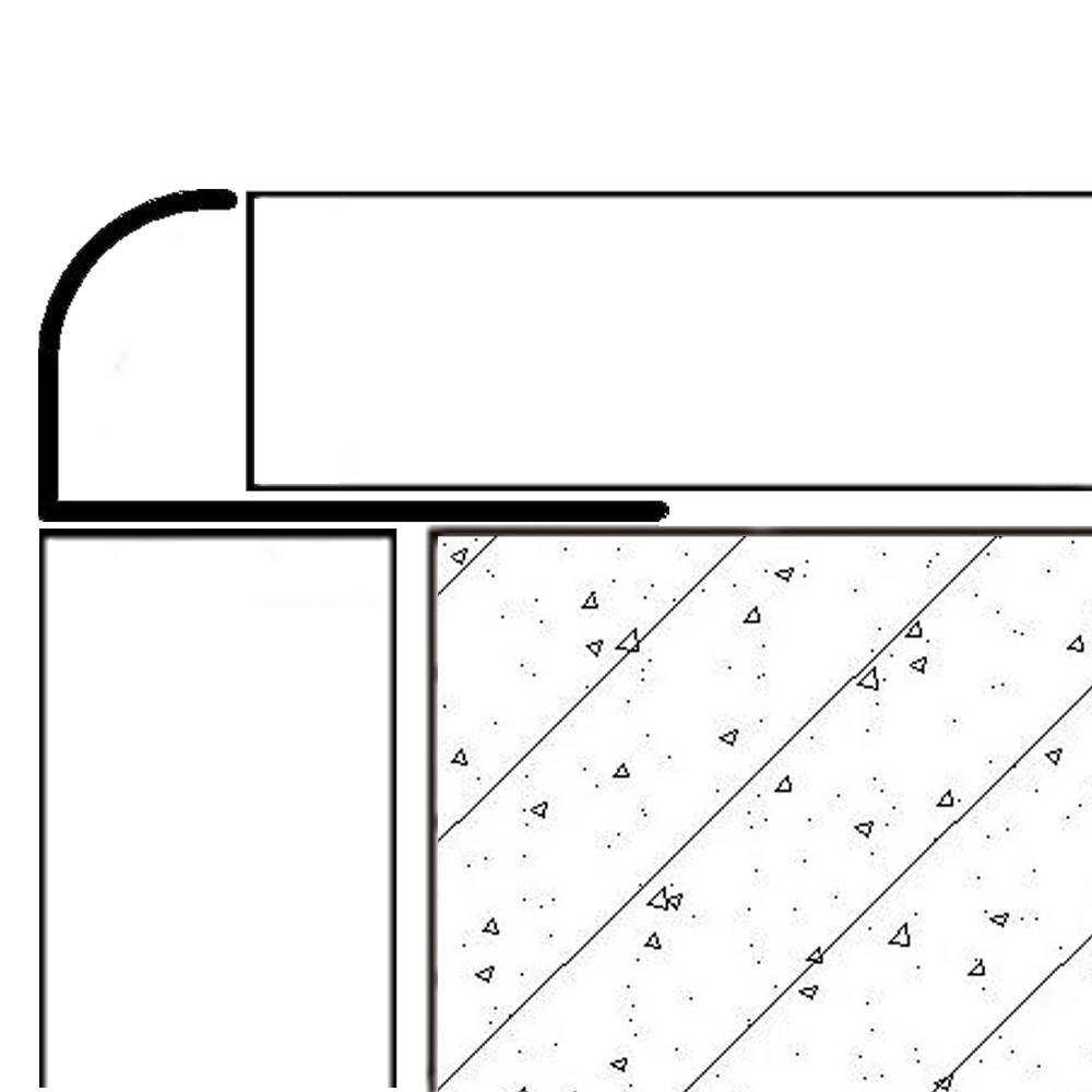 Strip Swimming Pool Edge Anodized Border Aluminum Tile Trim