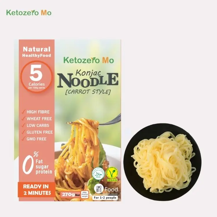 Без жира низкий уровень углерода низкие калории диетическое волокно коньяк спагетти влажная конька лапша готовая к употреблению