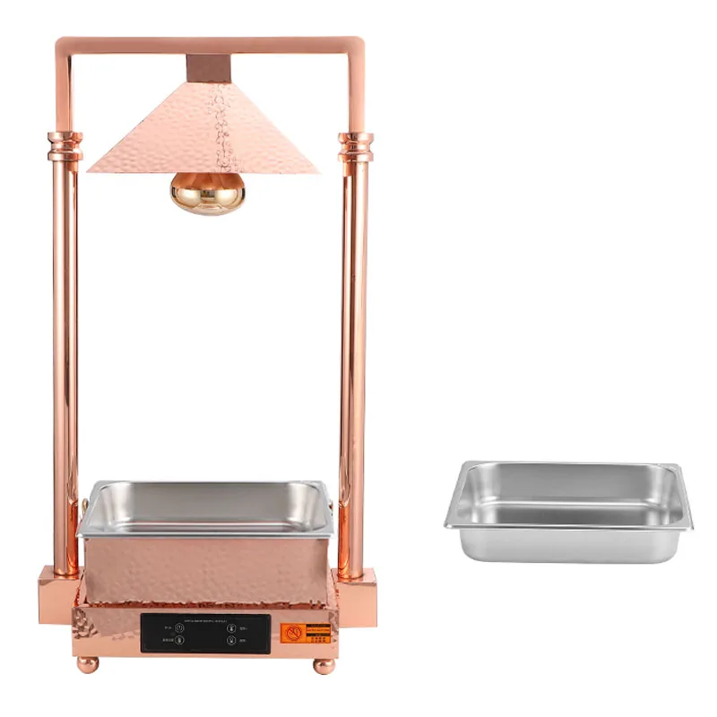 Other Hotel & Restaurant Supplies 6 Litre luxury food warmer set rose golden stainless steel food container