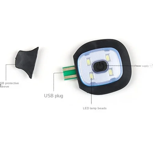 Беспроводная гарнитура светодиодная колпачок с Usb-зарядкой горячая Распродажа наружная Ночная подсветка вязаная шапка