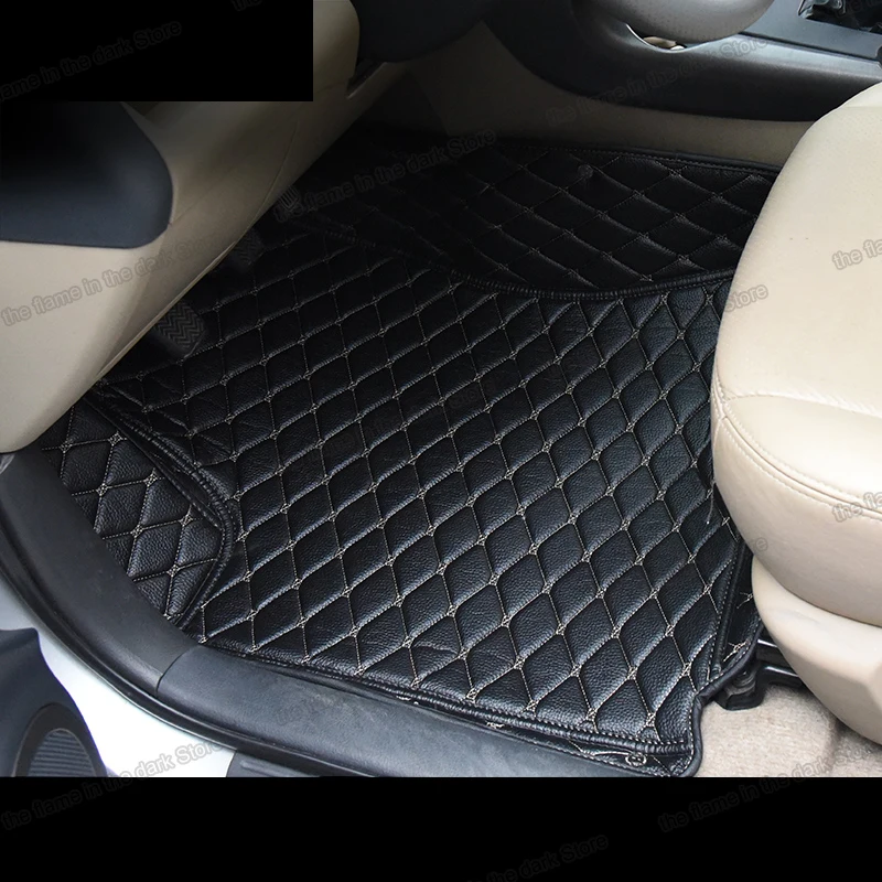 Кожаные автомобильные коврики для toyota rav4 2005 2006 2007 2008 2009 2010 2011 2012 xa30 коврик аксессуары ног rav