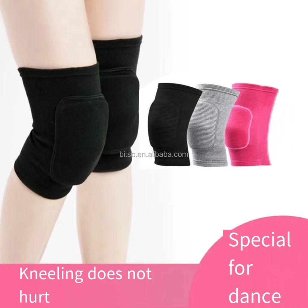 Soft Knitted Nylon Sports Knee Pads Gym Exercise Balance Pad Yoga Dance Knee Pad