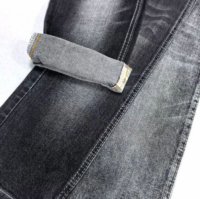 spandex stretch black denim fabric 11.3oz