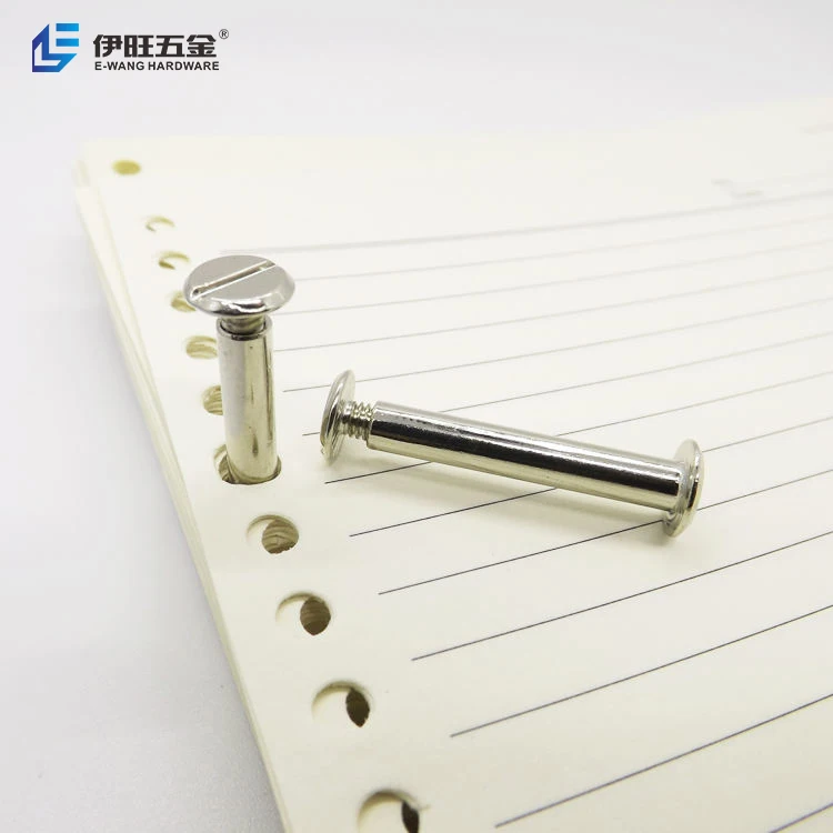 Wholesale Factory 35mm Metal Silver Chicago Screw Binding Nail