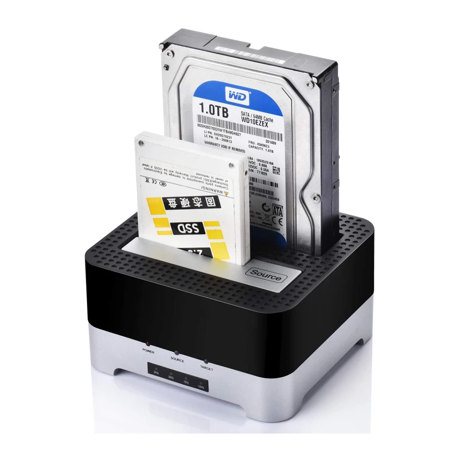 USB 3.0 all in 1 hdd docking station driver 2.5 3.5 external hard drive with card reader