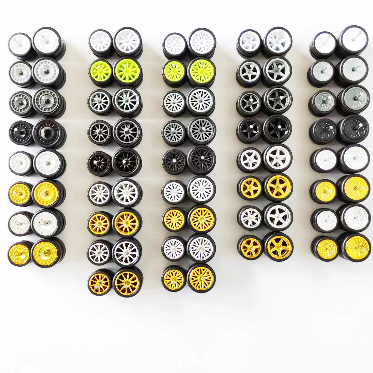 1/64 Alloy Car Wheels 11mm 13mm 14.7mm for Hot Wheel 1:64 Model Cars