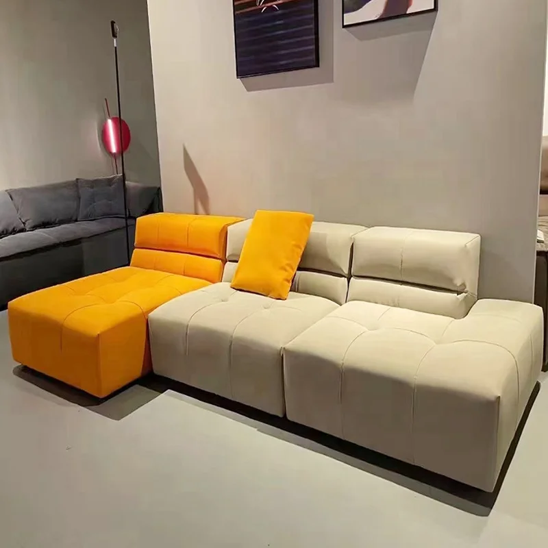 China factory custom Modern furniture style sleeper sofa with storage couch living room sofa set
