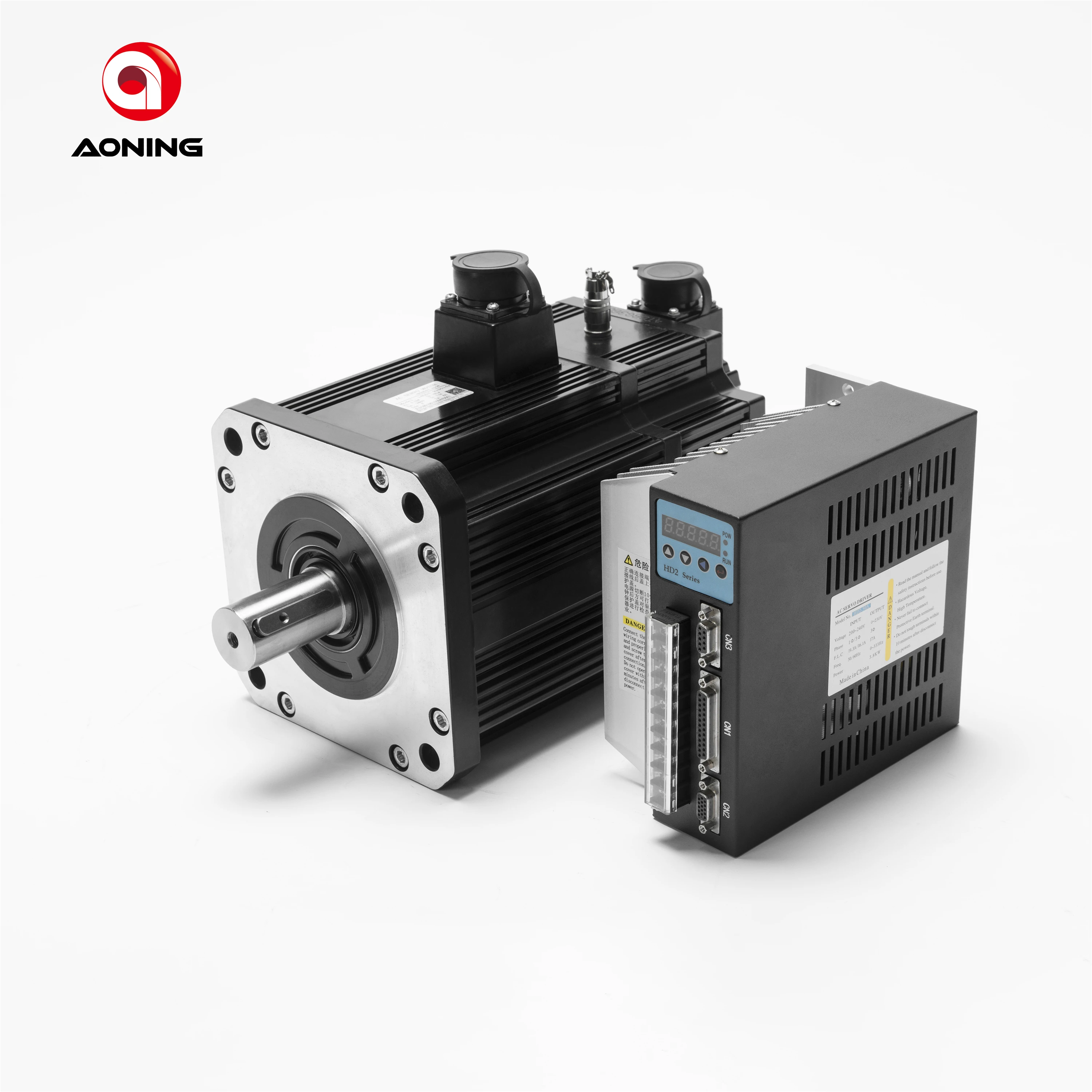 Custom 750w 1.5kw 2kw 3kw 5.5kw cnc brushless servo motor 3 phase servomotor with drive
