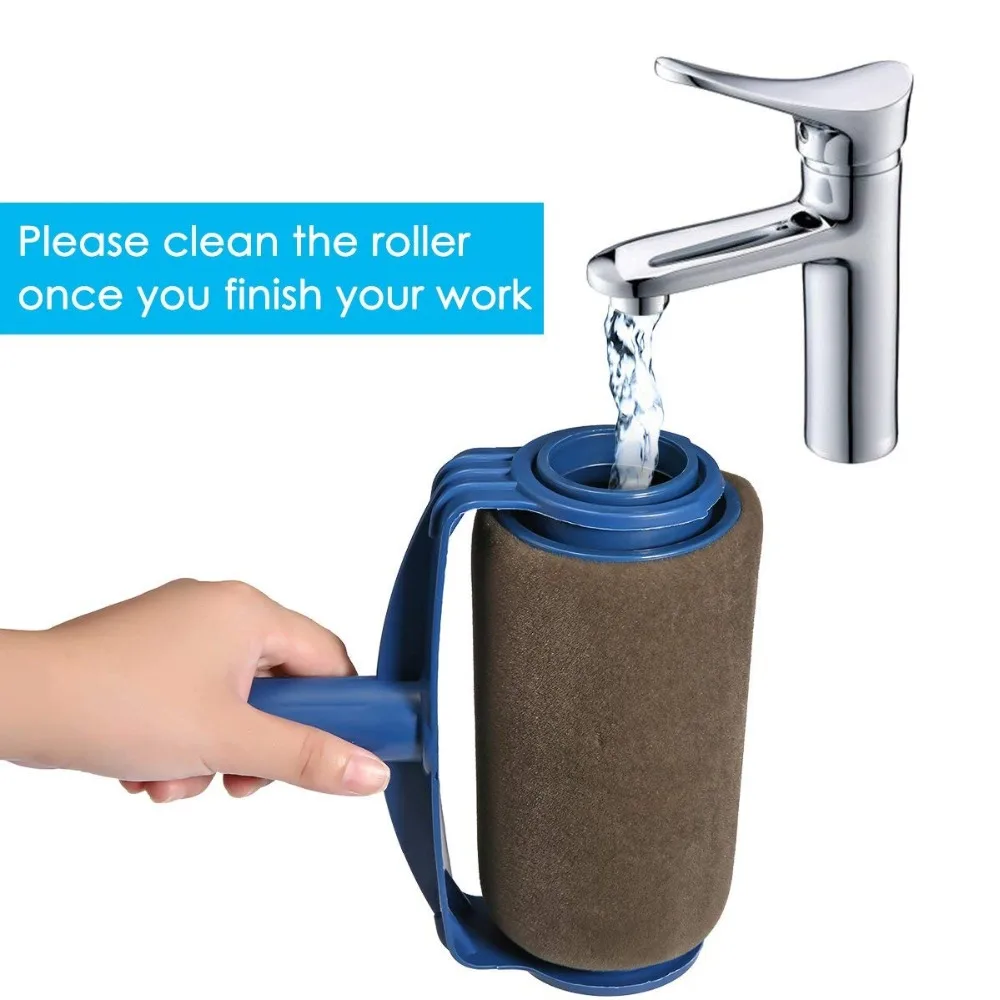 9Pcs no seam paint roller pro brush set Paint Runner paint runner roller Wall Painting for Home Building Painting Brush tool