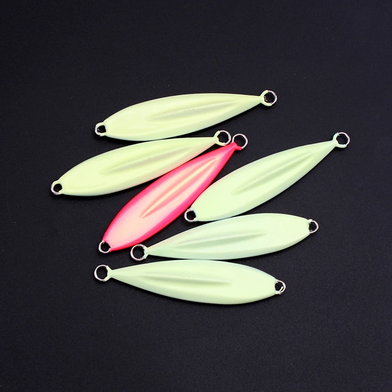 20/30/40/60/80/100/130/150//180/200/250/300/350G Metal Slow Jig Fishing Jigging Lure Lead Flat Fall Fishing Jigs