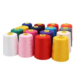 Hot Selling AA Grade Recycled 100% Polyester Yarn 21/1 Raw White Sewing Thread