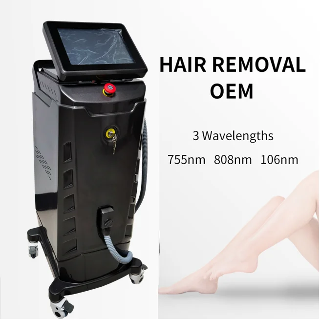 Sunrise 808nm 755 1064nm diyot lazer epilasion diode laser hair removal machine / diyot lazer depilation