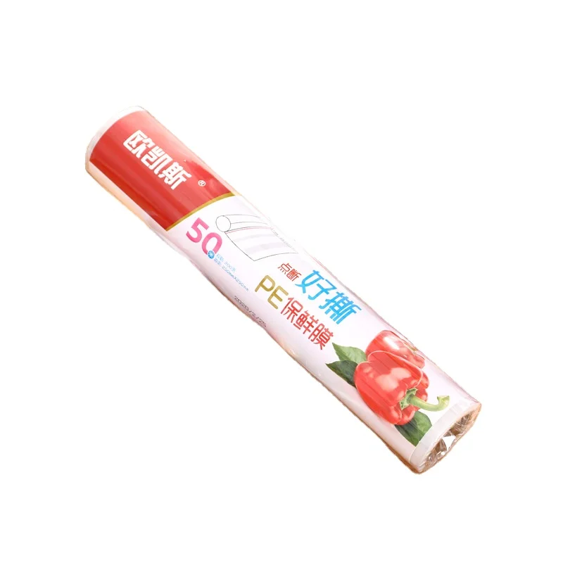 Manufacture PE Plastic Film Roll Cling Wrap for Food Packaging